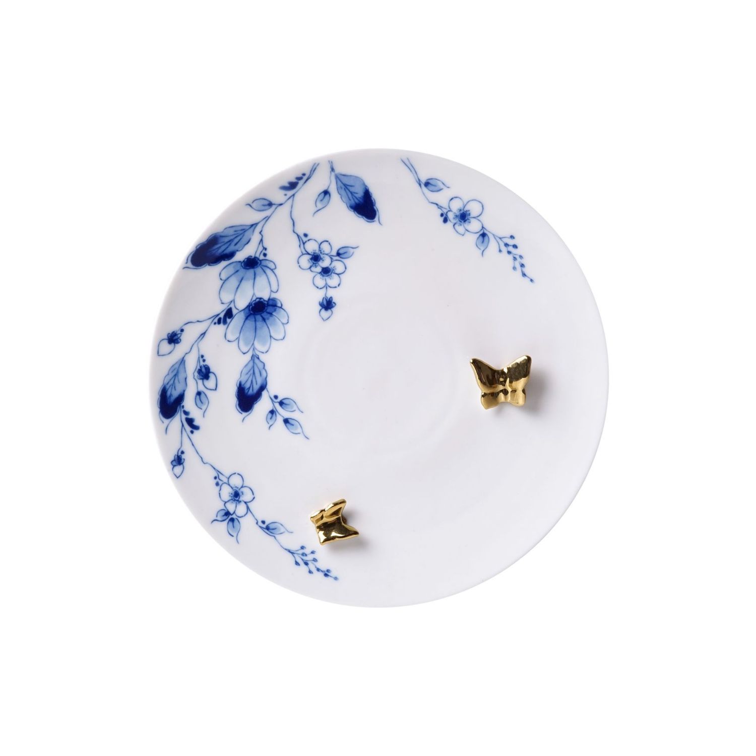 Heinen Wandbord 3D Vlinders - Vlindergoud - Keramiek - 20 cm, delfts blauw Heinen Wandbord 3D Vlinders - Vlindergoud - Keramiek - 20 cm, delfts blauw