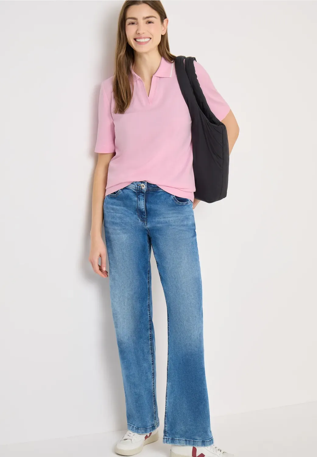 Cecil Poloshirt, light blush rose