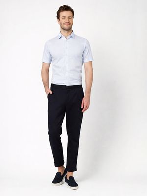 Desto Casual Kent 1/2, light blue white stripes Desto Casual Kent 1/2, light blue white stripes
