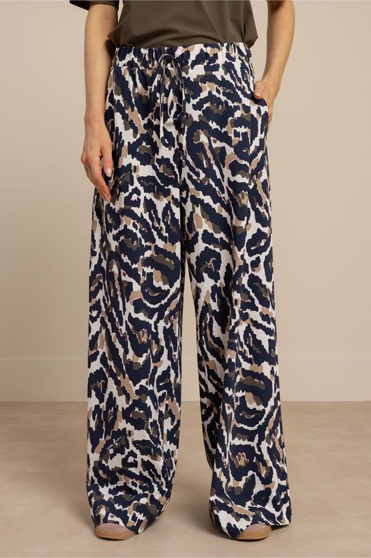 Studio Anneloes Grace leopard trousers, multi color