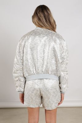 Nukus Babette Bomber, SIlver/Camel