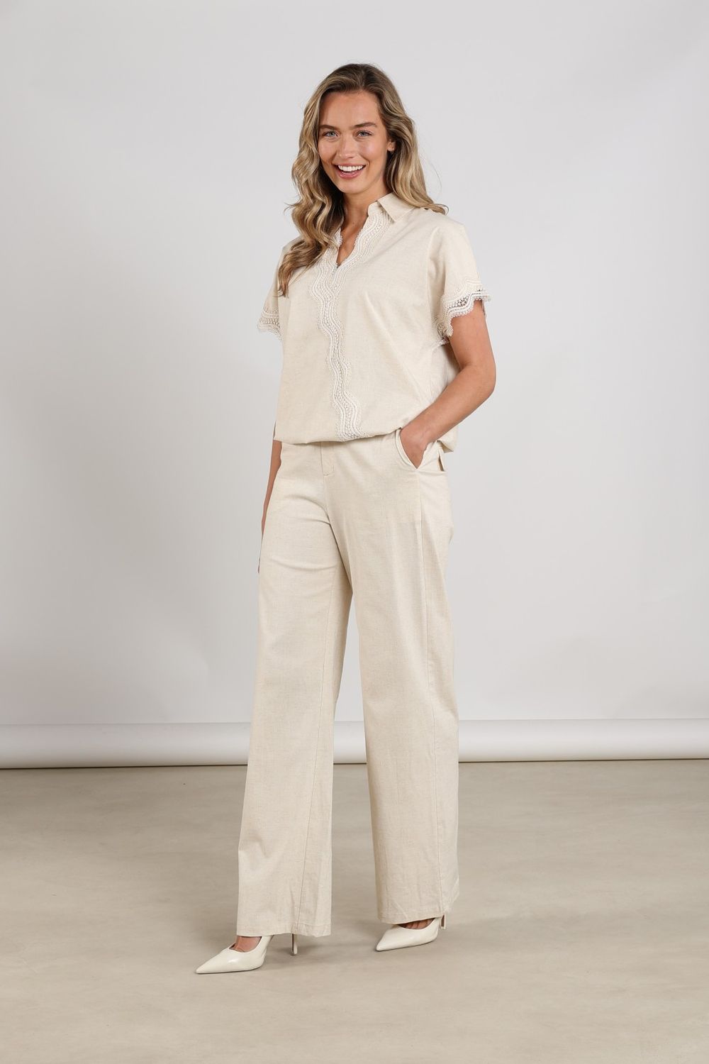 Nukus Eline Pants, Sand