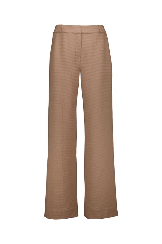 Studio Anneloes Lexie waffle trousers, latte