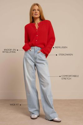 Studio Anneloes Lexie denim trousers, Denim light