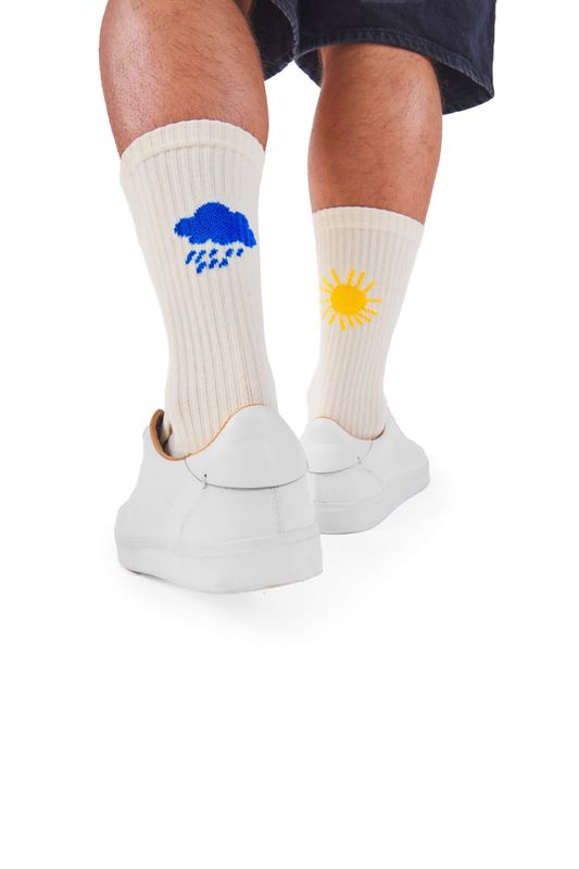 Many Mornings Sportsokken Sunny Rain, beige