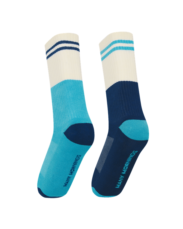 Many Mornings ​Sportsokken Blue Blues, multi