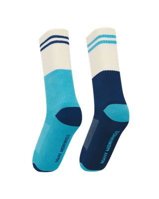 Many Mornings ​Sportsokken Blue Blues, multi