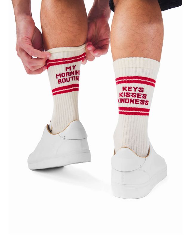 Many Mornings Sportsokken Kind Routine, beige