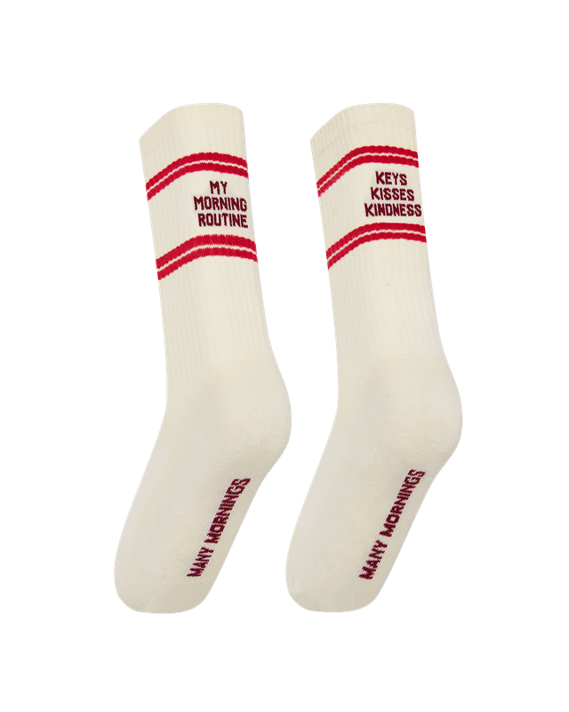 Many Mornings Sportsokken Kind Routine, beige