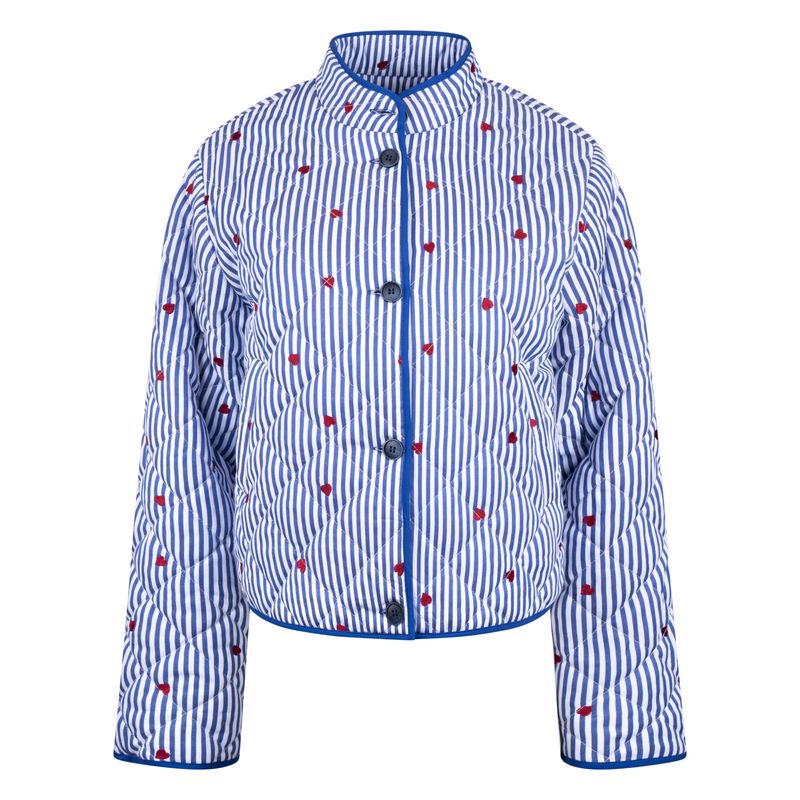 Nukus June Jacket Offwhite Navy