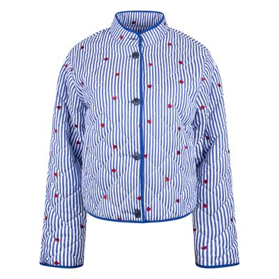 Nukus June Jacket Offwhite Navy Nukus June Jacket Offwhite Navy