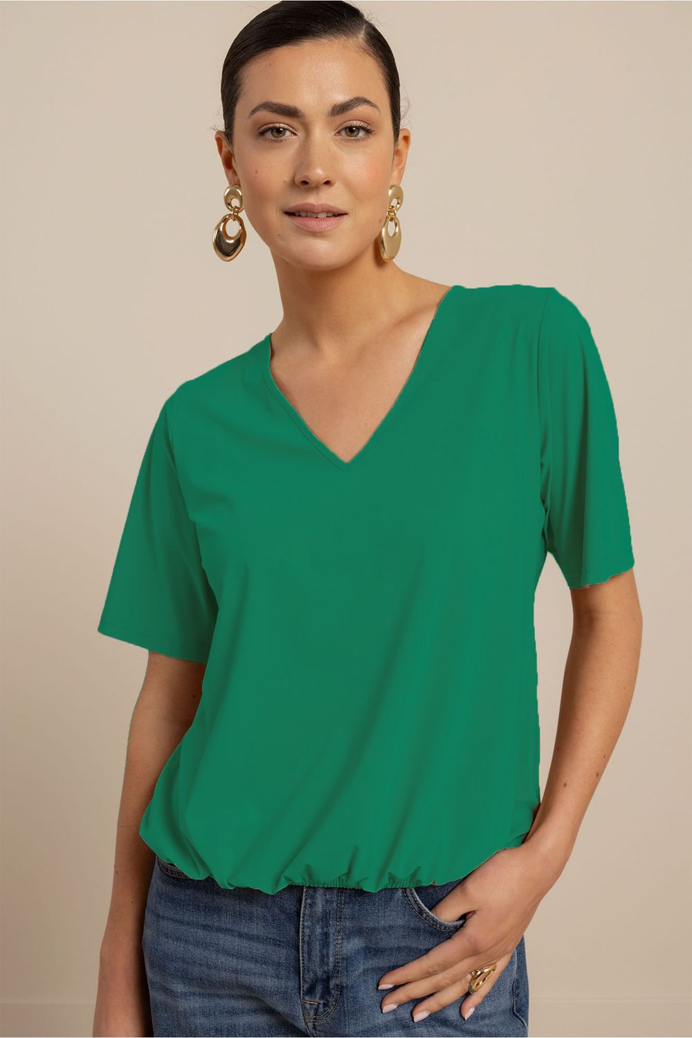 Studio Anneloes Vicky top, Grass Green