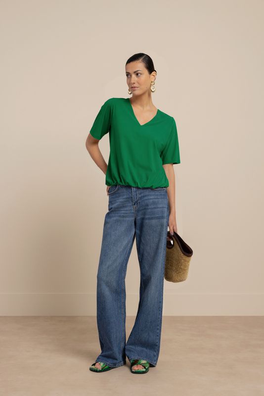 Studio Anneloes Vicky top, Grass Green