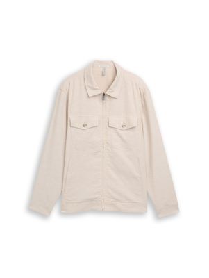 Tom Tailor Overshirt, Cashew Beige