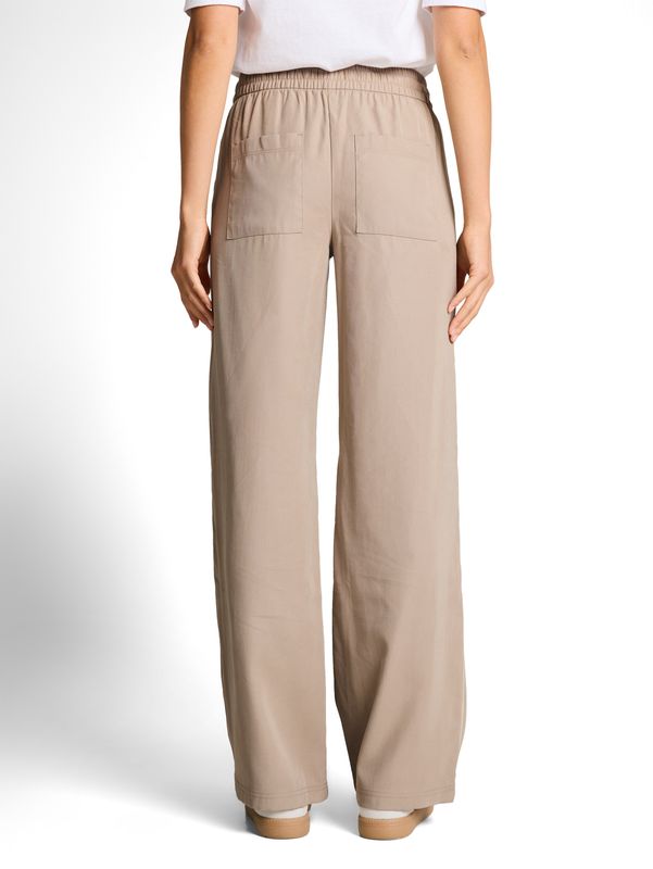 Tom Tailot Losse broek met wijde pasvorm, soft taupe grey