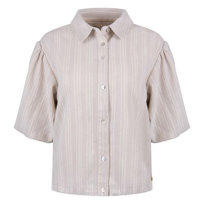 Nukus Blouse Stripe, Sand Nukus Blouse Stripe, Sand
