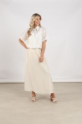 Nukus Britt Blouse, Off White