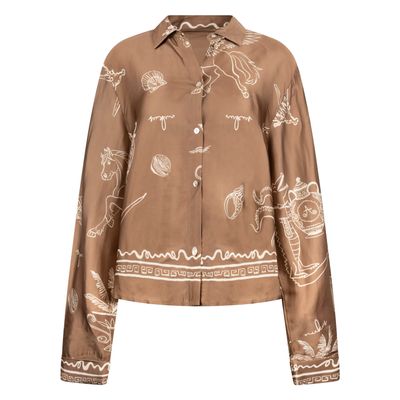 Nukus Nowi Blouse, Fango Off white Nukus Nowi Blouse, Fango Off white