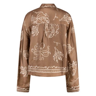 Nukus Nowi Blouse, Fango Off white