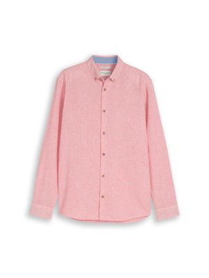 Tom Tailor Overhemd, Chili Orange stripe Tom Tailor Overhemd, Chili Orange stripe