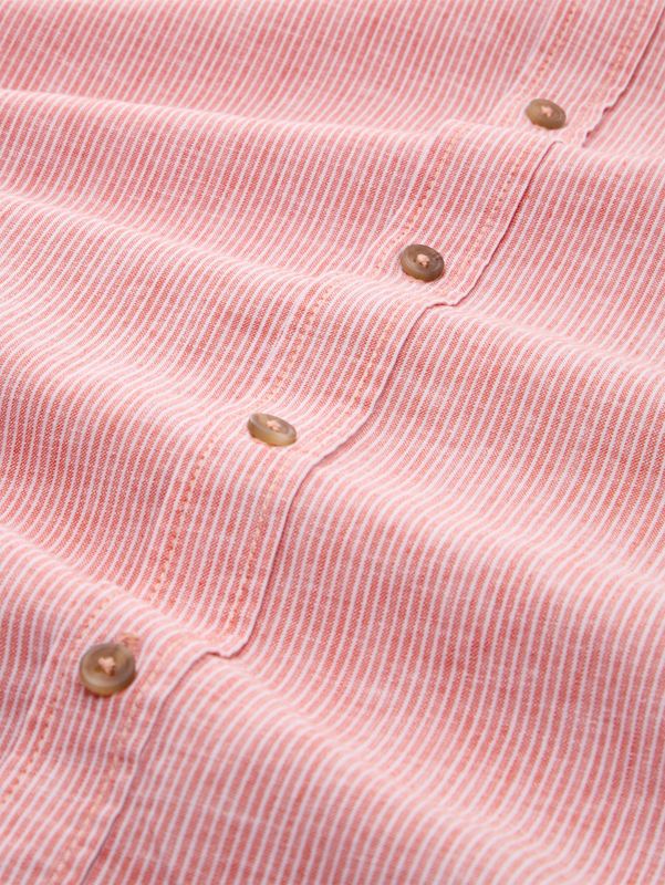 Tom Tailor Overhemd, Chili Orange stripe