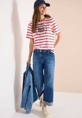 Cecil Shirt met korte mouwen, glazed apple red