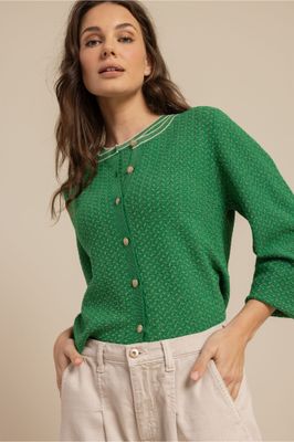 Studio Anneloes Twinset Cardigan, Grass Green