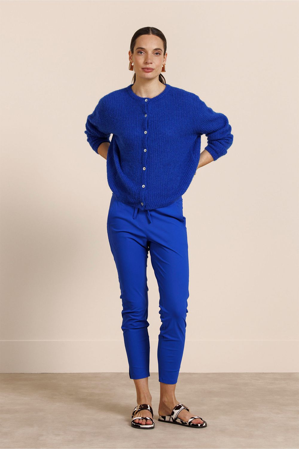 Studio Anneloes Bibi spring cardigan, Electric blue