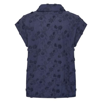HV Society Malin Blouse, Navy