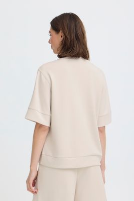 Fransa Fraurora Tee, Gray morn text