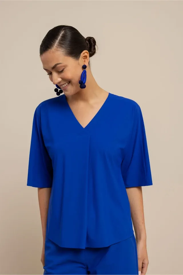 Studio Anneloes Marly top, electric blue
