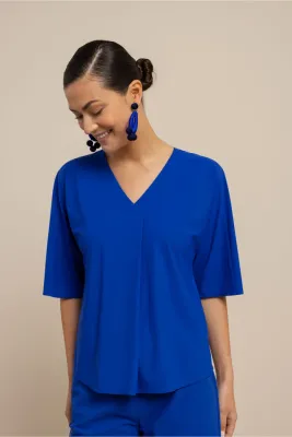 Studio Anneloes Marly top, electric blue