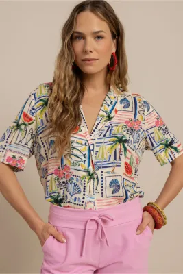 Studio Anneloes Noor sardines blouse, multi color
