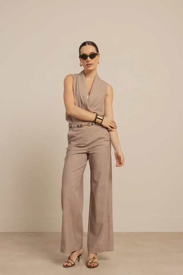 Studio Anneloes Lexie linen look trousers, latte Studio Anneloes Lexie linen look trousers, latte