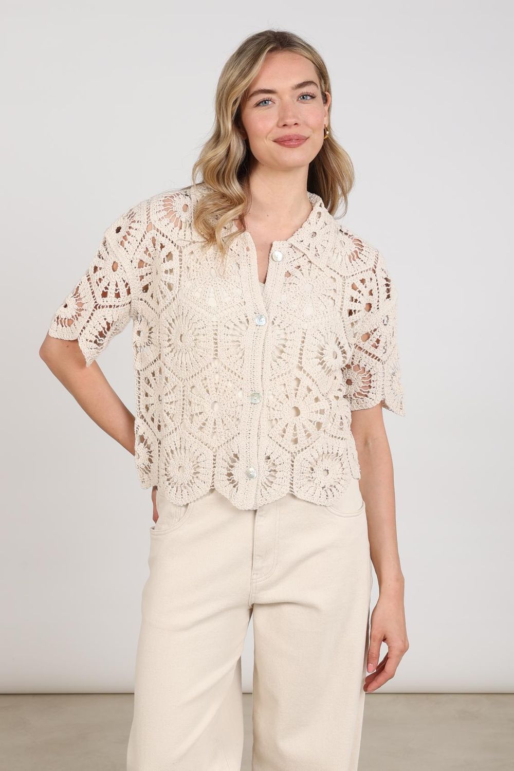 Nukus Romy Cardigan, Sand