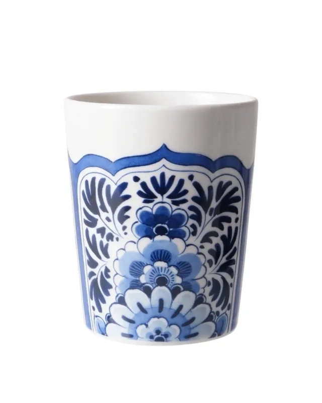 Heinen  Mok Rocaille Blauw Baroque - Keramiek - 220 ml, delfts blauw
