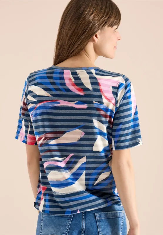 Cecil Shirt met korte mouwen,  universal blue