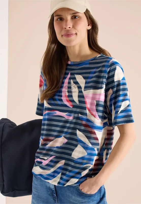 Cecil Shirt met korte mouwen,  universal blue