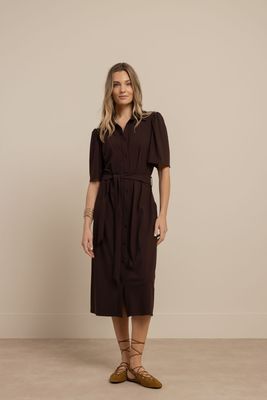 Studio Anneloes Poppy butterfly dress, espresso Studio Anneloes Poppy butterfly dress, espresso
