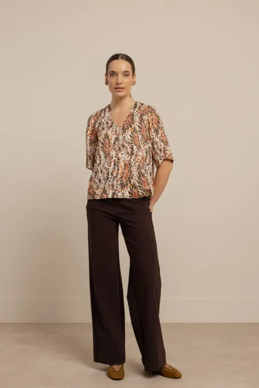 Studio Anneloes Madison feather top, multicolor