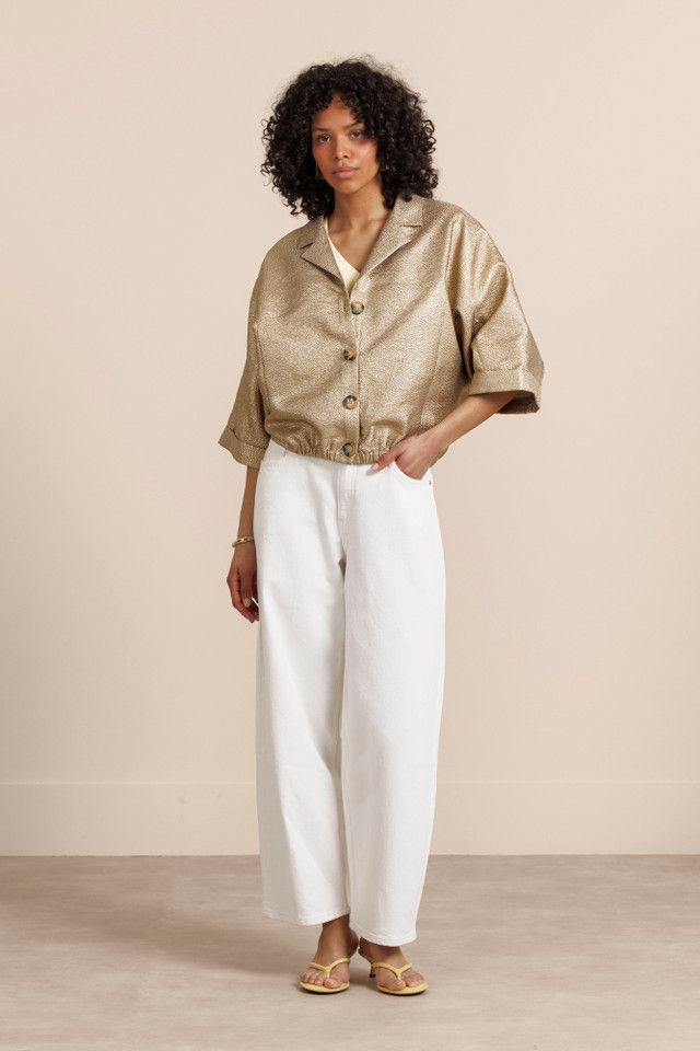Studio Anneloes Judy dot jacket, latte Studio Anneloes Judy dot jacket, latte
