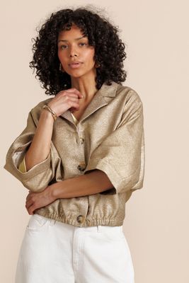 Studio Anneloes Judy dot jacket, latte