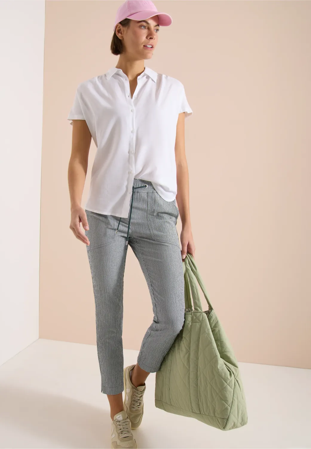 Cecil Style Tracey Seersucker, palm breeze green Cecil Style Tracey Seersucker, palm breeze green