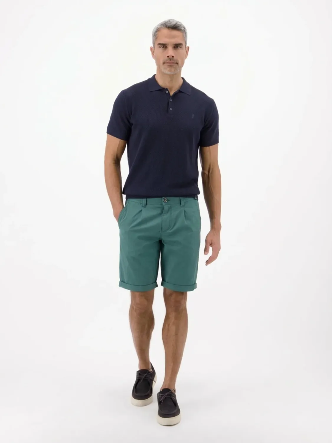 Lerros korte broek, soft teal Lerros korte broek, soft teal