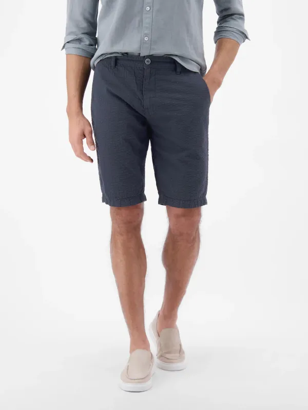 Lerros Katoenen chino-short, blue night