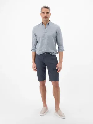 Lerros Katoenen chino-short, blue night