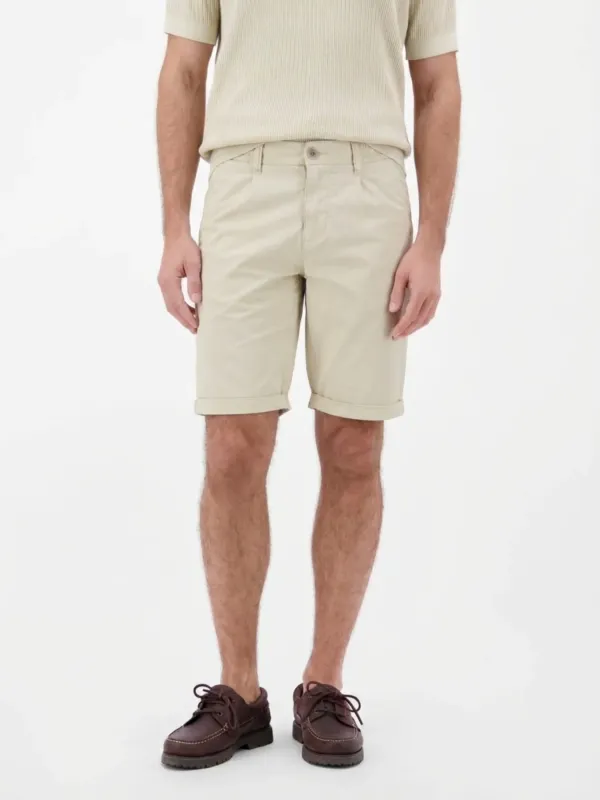 Lerros korte broek, bone white