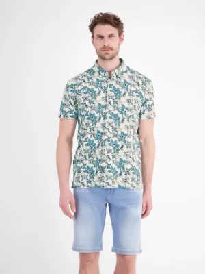 Lerros Zomers poloshirt, broken white