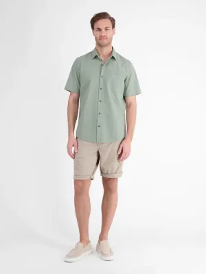 Lerros Casual overhemd met korte mouwen, bay green