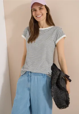 Cecil Shirt met boothals, palm breeze green